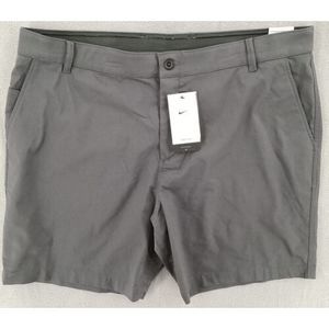 Nike Men's Flat Front Shorts - Charcoal Gray